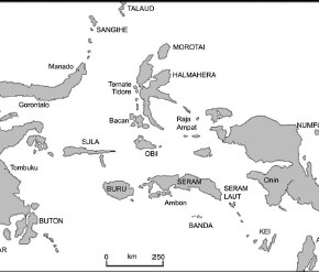 peta indonesia timur
